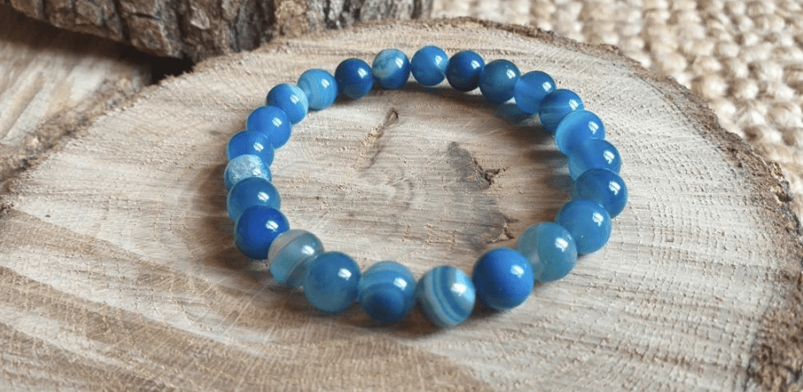 agate bleue - vertus pierres naturelles